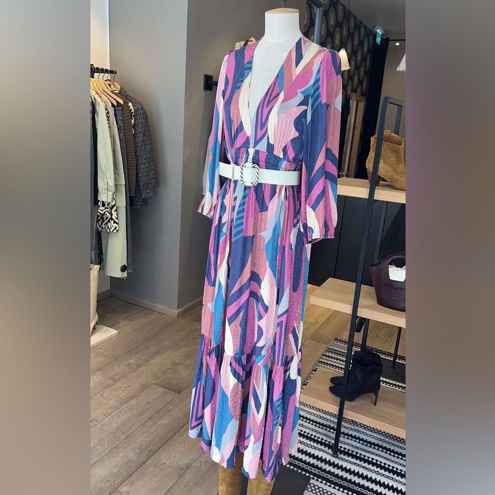 BA&SH BASH Wina Long dress Blue
